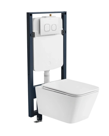 Чаша унитаза подвесная Arrow AHB2182H цвет белый без сиденья безободковая каскадный смыв