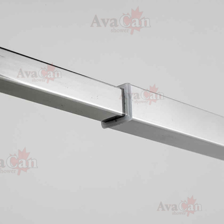 Душевая перегородка AvaCan MC100MT 100х200 стекло матовое профиль хром глянцевый