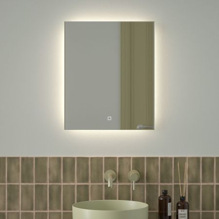 Зеркало с подсветкой Defesto GLOW DF 2503S 50х60 подвесное