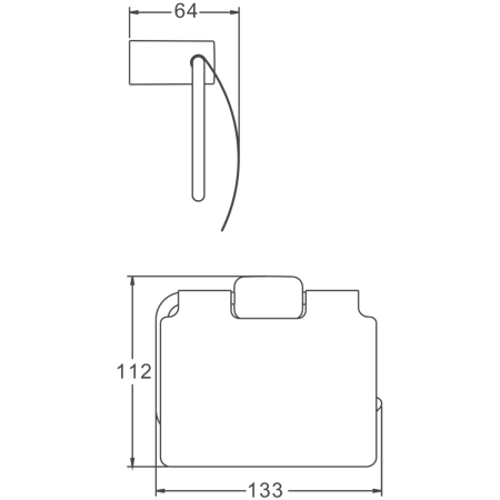 Бумагодержатель BELZ B90603