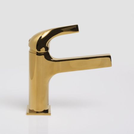 Смеситель Wasserkraft Sauer 7100 7103 на раковину золото