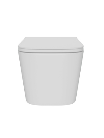 Унитаз подвесной Teymi Helmi T40307 белый с сиденьем микролифт безободковый каскадный смыв