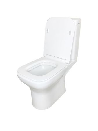 Унитаз напольный с бачком Creo Сeramique ARCHILITE COMBO-AS1003/ARL1002/AS1001T белый с сиденьем с микролифт душевой смыв