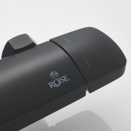 Душевая стойка Rose R3936H настенная цвет черный