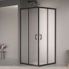 Душевой уголок RGW Passage 3508103099-24 90х90 стекло матовое профиль черный без поддона