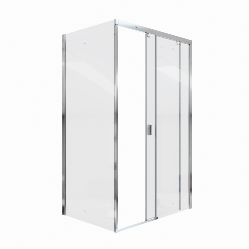 Душевой уголок Cerutti SPA MARBELLA 120 R 120х80 стекло прозрачное профиль хром глянцевый - фото 3