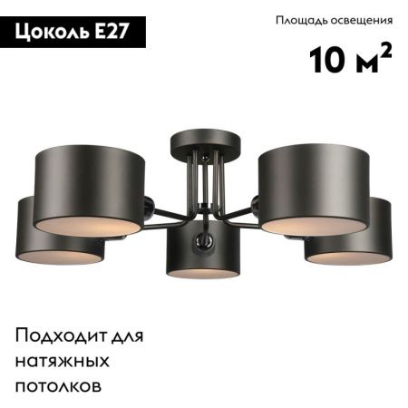 Люстра потолочная Omnilux Lisera (Лисера) OML-54507-05
