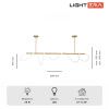 Люстра потолочная Lightera Nyasa (Ныаса) LE117L-80GA WIFI