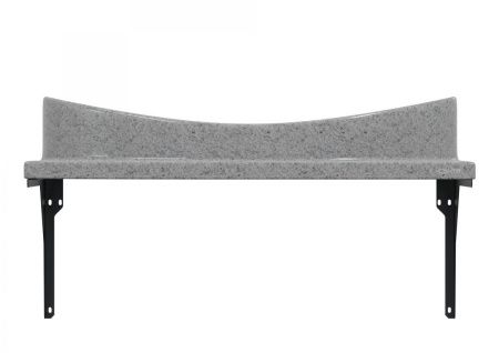 Раковина из искусственного камня СанТа 900143 70х50 подвесная цвет серый