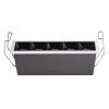 Светильник встраиваемый Delight Collection DA4005NS black/white