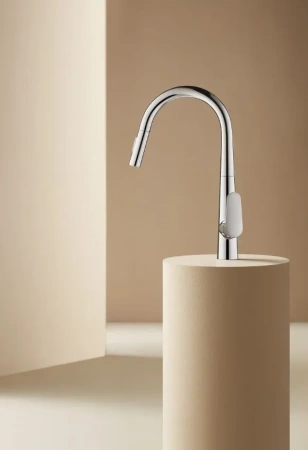 Смеситель для кухни Arrow AG4519CP на мойку хром