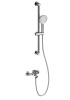 Душевой гарнитур со смесителем Wonzon & Woghand WW-4560-CR настенный хром