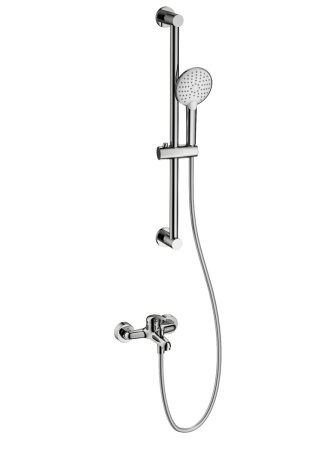 Душевой гарнитур со смесителем Wonzon & Woghand WW-4560-CR настенный хром