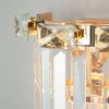 Светильник настенный Eurosvet Elegante (Елеганте) 10130/1 золото/прозрачный хрусталь Strotskis