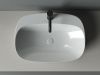 Раковина из сантехнического фарфора Ceramica Nova ELEMENT CN5012 60х40 накладная цвет белый 1 отверстие под смеситель