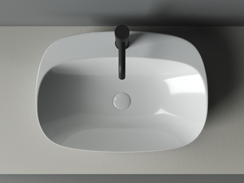 Раковина Ceramica Nova ELEMENT 60 см CN5012 накладная цвет белый - фото 4