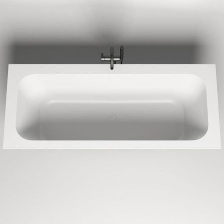 Ванна из искусственного камня Salini ORLANDA 103221M 190х80 встраиваемая прямоугольная с ножками