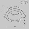 Светильник встраиваемый Maytoni Technical Share DL051-U-1BMG