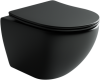 Унитаз подвесной Ceramica Nova METROPOL CN4002MB черный с сиденьем микролифт безободковый душевой смыв