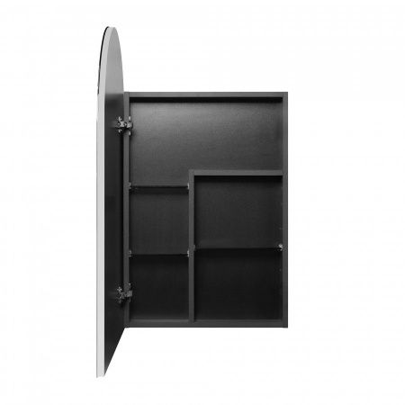 Зеркало-шкаф Aquaton Санта-Барбара 1A286402CB82L 60х13х90 подвесной цвет черный