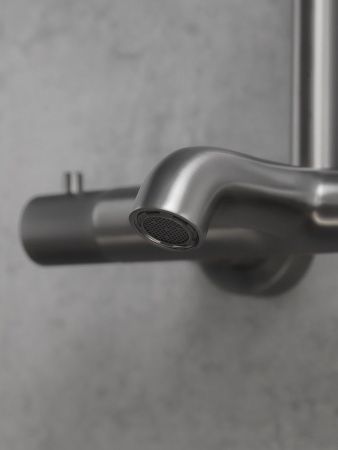 Душевая стойка AltroBagno Bilancia AltroBagnoBilancia030428GM настенная цвет оружейная сталь