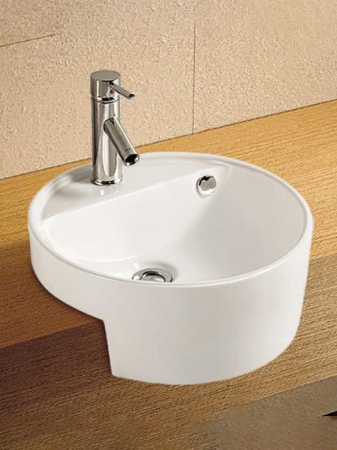 Раковина из сантехнического фаянса WeltWasser WW SK 10000003883 40х40 подвесная цвет белый