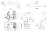 Душевая система Paffoni Light KITLIG015HGSP071 встраиваемая в стену