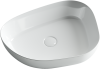 Раковина из сантехнического фарфора Ceramica Nova ELEMENT CN5003 60х40 накладная цвет белый без отверстий под смеситель