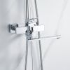 Душевая стойка Shevanik S6136 настенная цвет хром