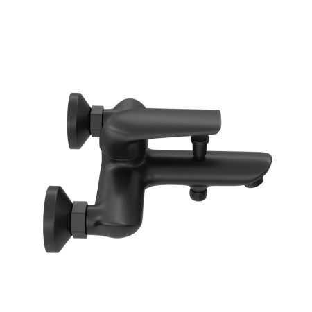 Смеситель для ванны Teymi T10266 настенный черный матовый