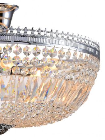 Люстра на штанге Natali Kovaltseva Rococo (Роцоцо) ROCOCO 81406/8C CHROME