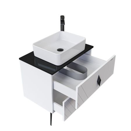 Столешница Grossman Вива 507003 70х50 накладная цвет черный