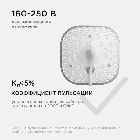 Светодиодный модуль со встроенным драйвером Apeyron 46054