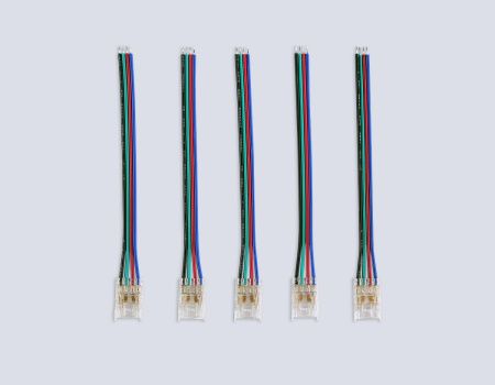 Соединитель гибкий односторонний COB RGB 12/24V для лент 10mm Ambrella Light LED Strip 24V (ЛЕД Стрип 24В) GS7411