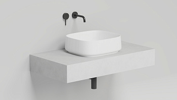 Раковина из литьевого мрамора Salini ORIENTE 1109102MF 45х41 накладная цвет мультиколор Раковина из литьевого мрамора Salini ORIENTE 1109102MF 45х41 накладная цвет мультиколор