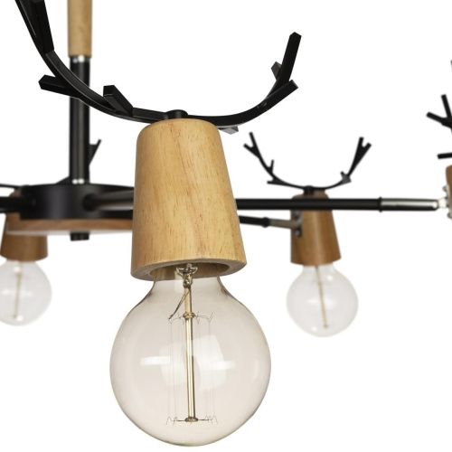 Люстра на штанге Loft It SVEN 10024/6 Black - фото 3