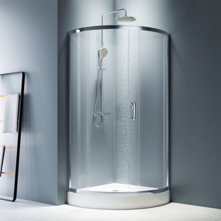 Душевой уголок Am.Pm Like W83G-315-090CT 90х90 стекло прозрачное профиль хром глянцевый без поддона