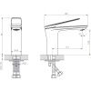 Смеситель Rush Bering BE5535-11 на раковину хром