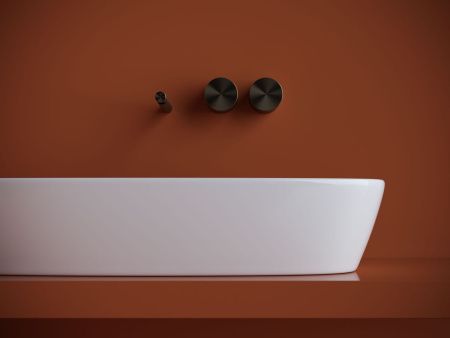 Раковина из сантехнического фарфора Ceramica Nova ELEMENT CN5040 70х40 накладная цвет белый без отверстий под смеситель