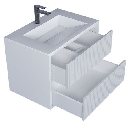 Тумба под раковину Uperwood Next Premium 3930205153 70х50 подвесная цвет белый
