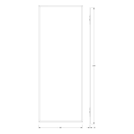 Зеркало Evoform Comfort BY 0956 60х160 подвесное