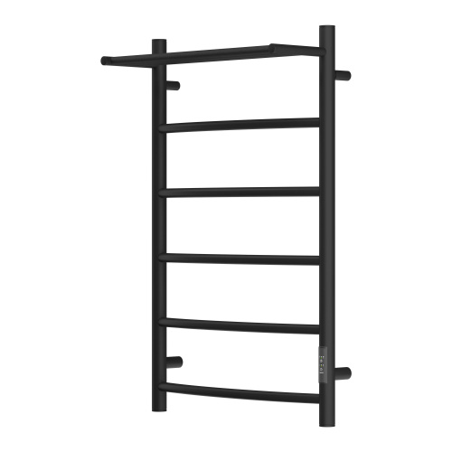 Полотенцесушитель Point Афина PN04858PB электрический черный - фото 3