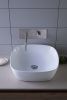 Раковина керамическая Aquanet Trend TREND-1 40х40 накладная цвет белый без отверстий под смеситель