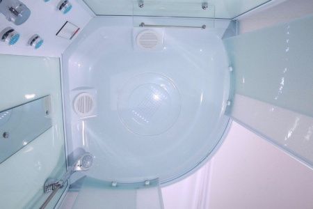 Душевая кабина Timo Eco TE-0701 100х100 четверть круга с крышей ориентация универсальная