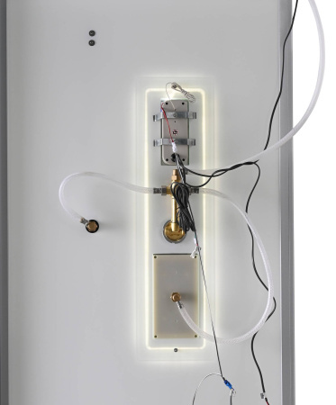 Душевая кабина AvaCan D D3090LED 90х90 четверть круга с крышей ориентация универсальная