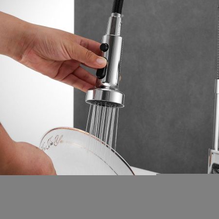 Смеситель для кухни Shevanik S963 на мойку хром