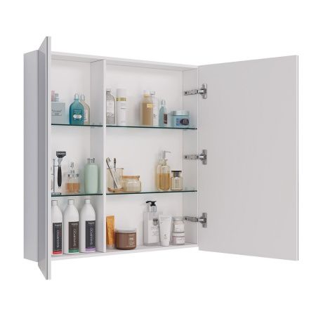Зеркало-шкаф LeMark Universal LM80ZS-U 80х80 подвесной