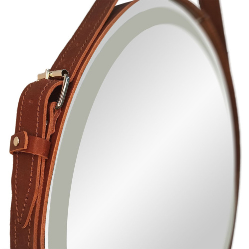 Зеркало Art&Max MILAN AM-Mil-800-DS-F-Brown 80х80 - фото 2