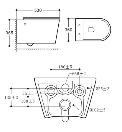 Унитаз подвесной Art&Max ZOE AM9322C1CHR белый с сиденьем микролифт безободковый каскадный смыв