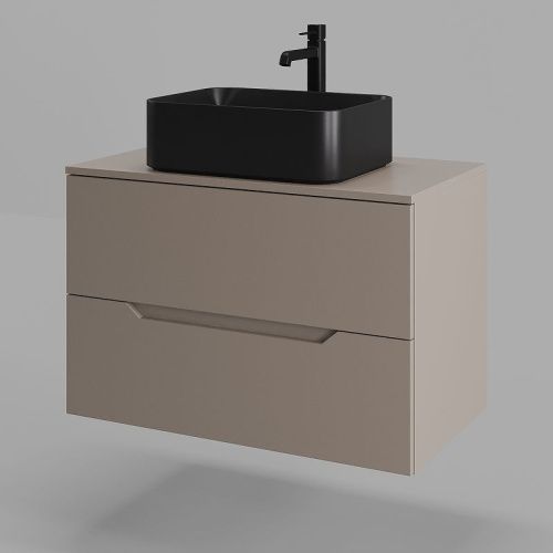 Тумба с раковиной Orange Line Li-80TuLMDF+B02-460MB 80х50 цвет бежевый - фото 2